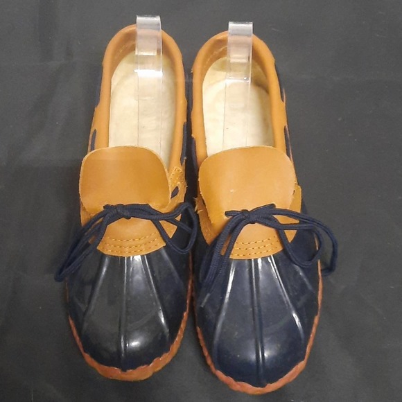 Snowy Mountain low top duck shoes Blue/Tan 10 - Picture 2 of 9